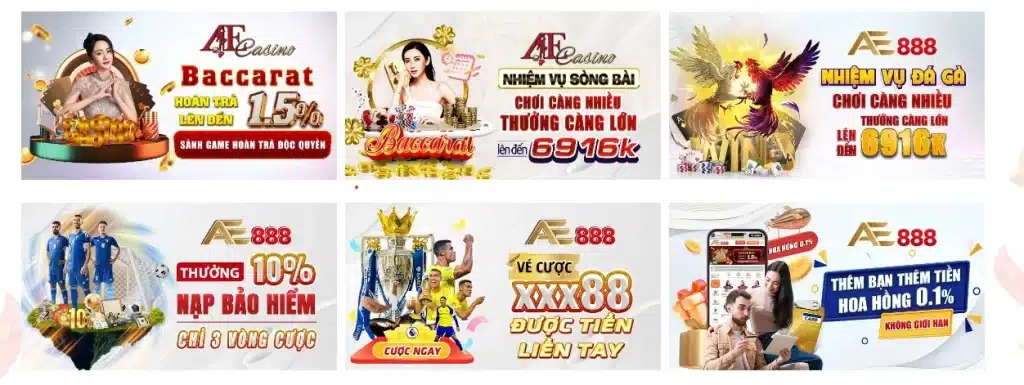 Hàng nghìn người chơi đã nhận ưu đãi hấp dẫn từ AE888